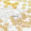 Atacado do Fabricante Liga Multi-Modelo Flor Pequena Espaçador 6mm Contas Espaçador Pérola Acessórios de Contas para Pulseira