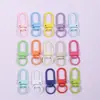 Adornos Transparentes de Colores Cascabeles Perler Beads Figuras Anillo para Libro Hecho a Mano Llavero Colgante Pentagrama Accesorios