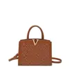 Bolso bordado de mujer de moda 2026, bolso cruzado acolchado versátil, bolso de moda transfronterizo para mujer