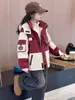 Chaqueta cortavientos acolchada y engrosada para niñas, nuevo estilo de invierno 2026, prenda exterior tres en uno para niños mayores, ropa de abrigo cálida para exteriores para niños