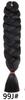 Peluca de trenza grande de color de comercio exterior xpression trenza sucia negra africana fibra química trenza grande