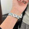 Piezas Metálicas Curvas de Diamante de Tres Hojas con Goteo de Pegamento Correa para Reloj Inteligente Xiaomi Mi Band 8/9 Pulsera