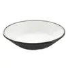 Prato Redondo Coreano, Prato de Lanche de Porcelana Imitada, Prato Sabor Melamina, Prato de Condimentos para Restaurante de Hot Pot de Plástico, Prato para Molho, Tigela de Acompanhamento Comercial