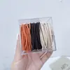 Goma para el cabello de color marrón lechoso, alta elasticidad, duradera, para mujeres, simple, tipo toalla, nuevo accesorio para el cabello