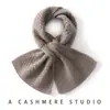 Bufanda de punto de cachemira para mujer, de color liso, simple y versátil, suave y agradable para la piel, gruesa y cómoda, perfecta para usar en capas y mantenerte abrigada en climas fríos.