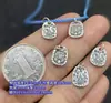 Plata de Ley S925 Vintage Zakilam Colgante Accesorios Cuerda de Mano Tejida Hilo Pulsera de Juego DIY Seiko Accesorios