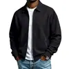 Chaqueta de Waffle con Cuello para Hombre 2026 Transfronteriza para Deportes al Aire Libre Chaqueta con Cremallera para Motocicleta