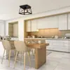 Exclusivo transfronterizo para lámparas de hierro estilo industrial retro de hierro americano dormitorio estudio pasillo lámpara de techo 110V