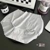 Ropa Interior de Seda de Hielo de Fresa para Mujer Sin Costuras Cintura Media Delgada Secado Rápido 100% Algodón Entrepierna Antimicrobiana Calzones de Estudiante para Niña