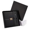Conjunto Caixa de Presente Caderno A5 Logotipo Corporativo Personalizado Conjunto de Mão para Conferência de Escritório de Negócios de Alto Nível Presente