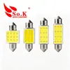 Luz LED de Techo para Coche SO.K COB de Doble Extremo Alta Luminosidad Iluminación Interior Luz de Maletero Luz de Lectura