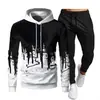 2026 Nuevas Sudaderas Europeas para Hombre Sudaderas Deportivas Pantalones Deportivos Conjunto Casual Conjunto Versátil Casual de Manga Larga