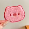 Pinza para el flequillo de la frente con lindo patrón floral pequeño, pinza para flequillo francés, diadema para lavarse la cara, pinza para el pelo de mujer para la parte trasera de la cabeza