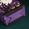 Bolsa de Dulces de Halloween Calabaza Divertida Fiesta Regalo Bolsa de Embalaje Amazon Boca Plana Bolsa de Papel Kraft Navideña