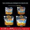 Impressão de cor descartável saco de embalagem líquida de cerveja spot 2.5L auto-portante saco de cerveja transparente portátil saco de bico de sucção