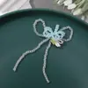 Acessórios de Cabeça/Cabelo/Orelhas Tecidos com Miçangas, Laço de Cristal Fresco de Verão, Flor Tulipa, DIY