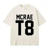 2025 Cantante Tate Mcrae Camiseta Musical T8 Unisex Camiseta Vintage de Verano Algodón Oversize Manga Corta