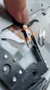 Lâmina Corta-Fio para Máquina de Costura Reta Shupu 9820 Lâmina Fixa Componente de Corte de Fio para Máquina de Ilhós com Cabeça Redonda Brother Conjunto de Corte de Fio com Lâmina Móvel