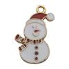 140 Desenhos animados Óleo Gota Liga Santa Elk Árvore Floco de Neve DIY Brincos Pulseira Pingente Jóias Acessórios