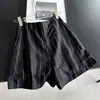 2026 Nuevo Modelo Shorts de Traje Rayados de Tencel Casual para Viajes Diarios Pantalones Rectos de Pierna Ancha Venta al por Mayor B4HK8938