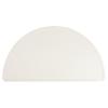 Mantel Semircircular de Silicona Transfronterizo Impermeable y Antideslizante Color Sólido Mantel de Mesa para Niños Mantel Aislante para Comida Occidental Posavasos Grueso para Platos y Tazones