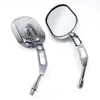 Ranger Stick Wang GN Motocicleta Retro Modificada Espelho Retrovisor Espelho Retrovisor Campo de Visão Amplo 10mm Espelho Universal