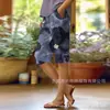 Pantalones Casuales de Calle de Moda Callejera para Mujer de Longitud Media, Estilo Nuevo Europeo y Americano Transfronterizo, Impresión Digital 3D, Personalizados, para Viajes de Negocios, Verano