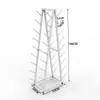 Suporte de Exibição Gatling, Suporte de Espada, Porta-Espada, Rack de Armazenamento de Chão, Rack de Exibição Horizontal com Múltiplos Furos