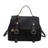 Mochila universitaria para mujer, bolso de hombro de moda, multifuncional, estilo retro, para uso diario, 2025