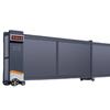 Porta Deslizante Segmentada Personalizada, Portão Retrátil Elétrico Resistente ao Vento, Porta Deslizante Segmentada Espessa de Liga de Alumínio, Porta Linear para Parque Industrial