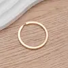 Anillo Metálico Electroplateado de 25 mm Anillo Plano de 30 mm Llavero Dorado Plateado Hierro Accesorios para Llavero Joyería