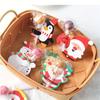 50 Piezas Tarjeta de Papel Piruleta Navideña Dibujo Animado Santa Claus Pingüino Muñeco de Nieve Embalaje Bolsa de Regalo de Dulces Año Nuevo Pastel