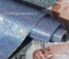 Venta al por mayor de fábrica, nuevo, colorido, adhesivo termofusible de malla de diamantes de imitación, 24 * 40 cm, adhesivo de diamante completo, perforación en caliente, pegatinas de diamante flash DIY
