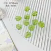 Lima AmorPrimavera Amarillo-Verde Vibrante Corazón Mariposa Dorado en Relieve Hecho a Mano Material DIY Accesorios de Cuentas