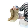 Nuevas botines ajustados de estilo coreano con hebilla retro y plantilla interior que aumenta la altura de 5 cm, perfectos para otoño e invierno, botines de moda para mujer