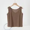 [Sem Bojo] Novo Colete Lyocell com Decote em U para Mulheres, Adequado para Usar no Verão, Pode Ser Usado por Fora ou por Dentro, Emagrece e Cobre os Seios Laterais, como uma Camada Base