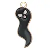Transfronterizo 125 Goteo de aceite Fantasma de Halloween Calavera Murciélago Muerte Colgante DIY Pulsera Llavero Colgante de Joyería