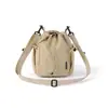 Bolsa de Ombro Transversal com Cordão de Design Nicho Estilo Japonês, Versátil para Esportes ao Ar Livre e Moda
