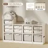 Prateleira de Armazenamento de Brinquedos Yinghe Prateleira de Armazenamento de Grande Capacidade Armário de Armazenamento Doméstico para Bebês Multicamadas Armário Artefato de Classificação para Bebês