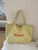 Bolsa Tote para Mujer para el Trabajo y los Viajes Diarios, Bolso de Lona Ligero Estilo Relajado, Bolso de Gran Capacidad, Bolso de Hombro para Mujer Estilo Coreano