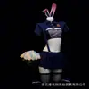 Lingerie Noturna Sexy Uniforme de Coelho Policial Desejo Puro Coelho Menina Saia Curta Conjunto de Pijama Sedutor