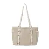 Bolsa Tote de Mão Vintage Tendência de Grande Capacidade para Mulheres, Novo Modelo Outono 2026, Alto Valor, Bolsa de Ombro Simples e Estilosa