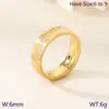 Elegante Casual, Anillo de Acero Inoxidable Incrustado con Diamantes de Cuatro Garras Joyería, Anillo de Diamantes Versátil de Alta Gama, Anillo de Pareja, Joyería de Boda