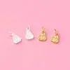 Plata de Ley 925 Colgante Deseoso de Fuente Doble Cara Materiales para Pulsera Anillo Colgante Accesorios Hechos a Mano DIY con Cuentas