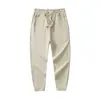 Ropa de comercio exterior para hombre, estilo japonés, nuevo modelo otoño 2026, algodón twill de 300g, diseño segmentado, pants deportivos casuales holgados