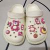 Muñeca tridimensional de monstruo robot Pequeño Diablo perro blanco zapatos con agujeros hebilla decorativa hebilla desmontable flor de zapato hebilla de zapato
