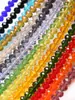 Kit de Materiales para Pulseras DIY Hechas a Mano con Cuentas 8mm Cristal de Vidrio Cuentas Planas Cuentas para Puerta Cortina Divisoria Cuentas Sueltas Semiacabadas