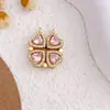 Colgante Transfronterizo Corazón Colorido Circonita Collar Magnético Colgante Elegante Simple Nicho Moda Accesorios de Joyería DIY