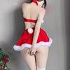Chica hada lencería sexy camisa roja de Navidad uniforme seductor conejito sexy pasión ropa de Año Nuevo S25