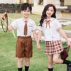 Ropa de verano para jardín de niños Ropa de clase para niños Uniforme escolar de estudiantes de primaria Ropa de actuación para recital de poesía de verano y presentación de coro